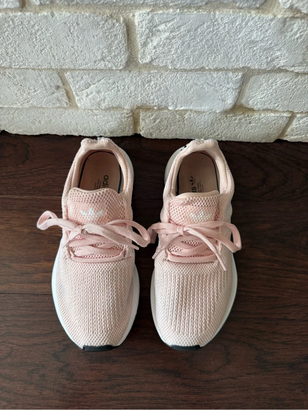 Adidas Swift Run Sneaker in Light Pink